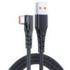 6A 66W USB to USB-C / Type-C Elbow Mobile Phone Game Fast Data Cable