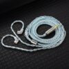 QKZ T1 8 Core TC Silver Plated 3.5mm 0.75mm 2PIN HIFI Earphone Update Cable