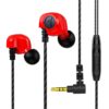 QKZ SK5 In-ear Subwoofer Wire-controlled Music Earphone with Mic
