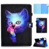 Sewing Thread TPU Left and Right Flat Leather Case with Sleep Function & Card Slot & Buckle Anti-skid Strip and Pen Cover