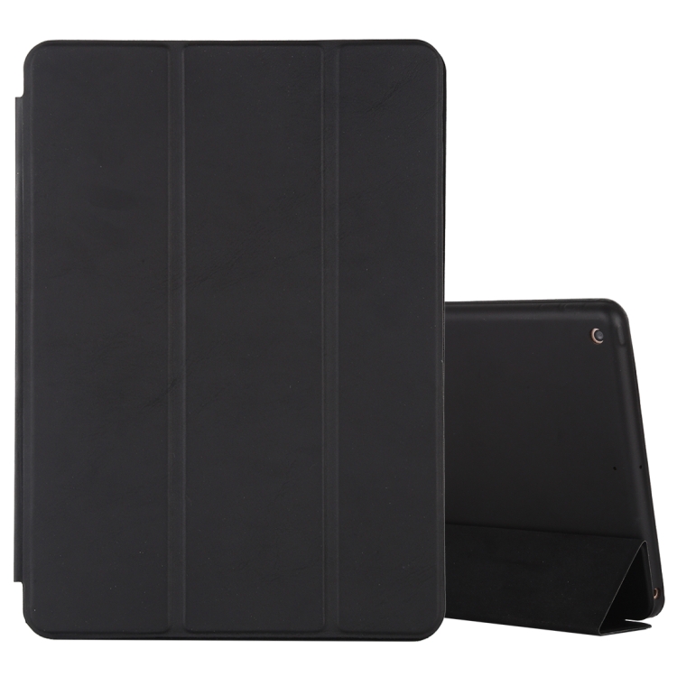 Horizontal Flip Smart Leather Case with Three-folding Holder