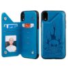 Skull Head Embossing Pattern Shockproof Protective Case with Holder & Card Slots & Wallet