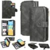 Multifunctional Retro Detachable Magnetic Horizontal Flip Leather Case with Card Slots & Holder & Wallet & Photo Frame
