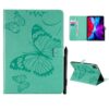 Pressed Printing Butterfly Pattern Horizontal Flip Leather Case with Holder & Card Slots & Wallet