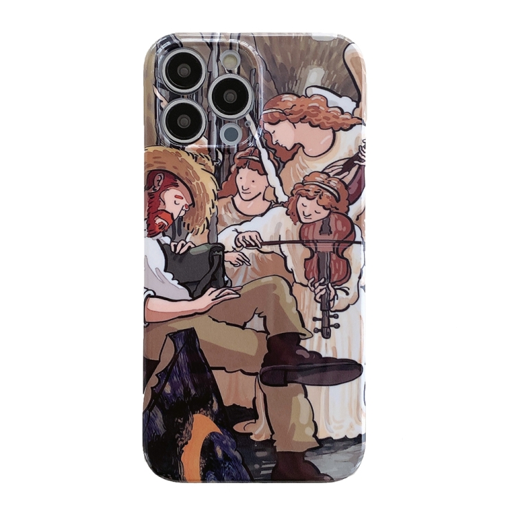 Oil Painting Pattern Glossy PC Phone Case