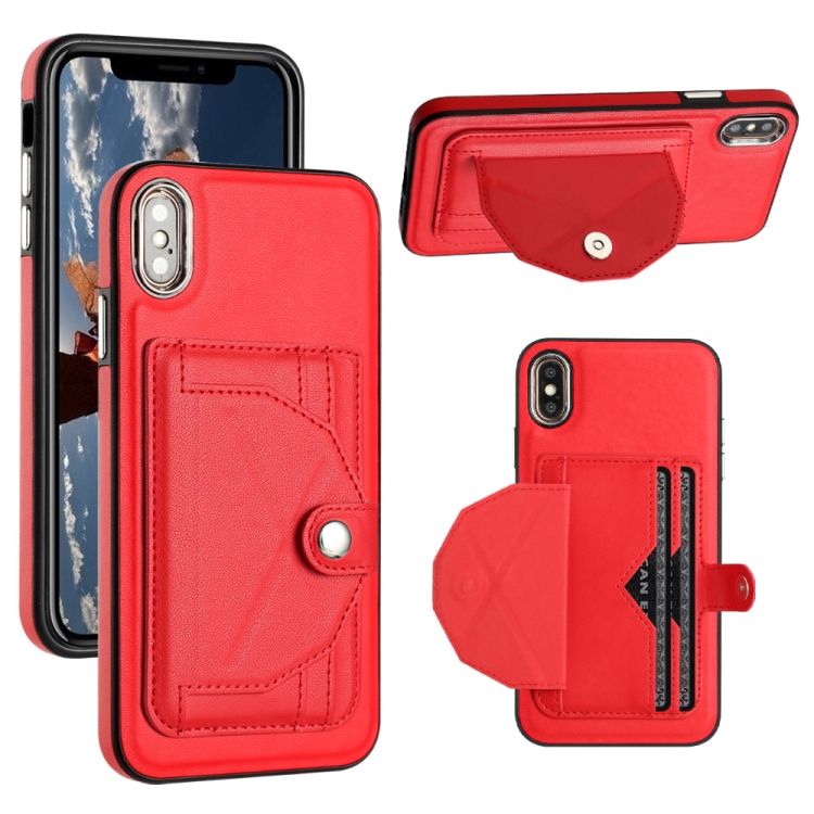 Shockproof Leather Phone Case with Card Holder