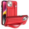 Shockproof Leather Phone Case with Wrist Strap