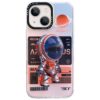 Mechanical Astronaut Pattern TPU Phone Case