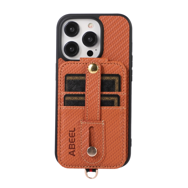 ABEEL Carbon Fiber RFID Card Holder Phone Case