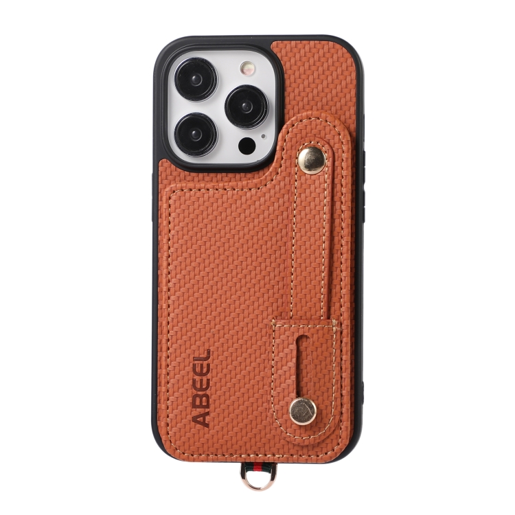 ABEEL Carbon Fiber RFID Card Holder Phone Case