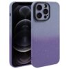 Gradient Starry Silicone Phone Case with Lens Film