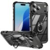TPU + PC Lens Protection Phone Case with Ring Holder