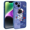 Color Contrast Astronaut Pattern TPU Phone Case