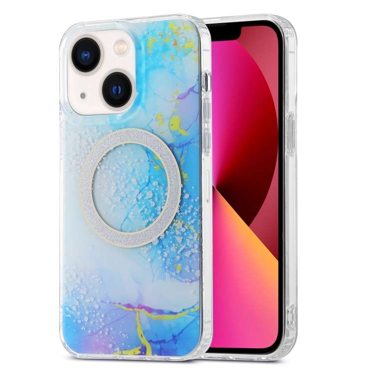 Dual-side IMD Marble Magsafe Phone Case