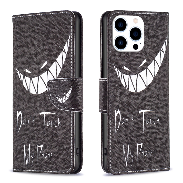 Colored Drawing Pattern Leather Phone Case