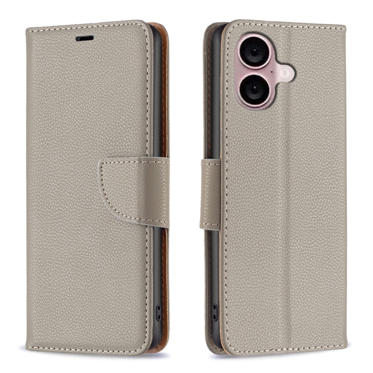 Litchi Texture Pure Color Flip Leather Phone Case