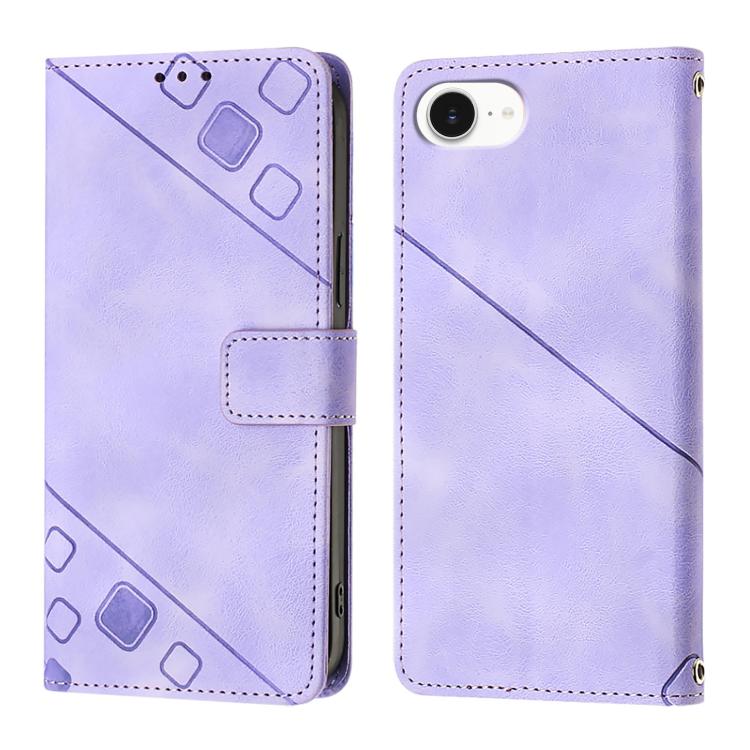 Skin-feel Embossed Leather Phone Case