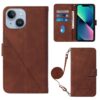 Crossbody 3D Embossed Flip Leather Phone Case