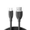 JOYROOM SA29-AC3 3A USB to USB-C/Type-C Liquid Silicone Fast Charging Data Cable, Length: 1.2m