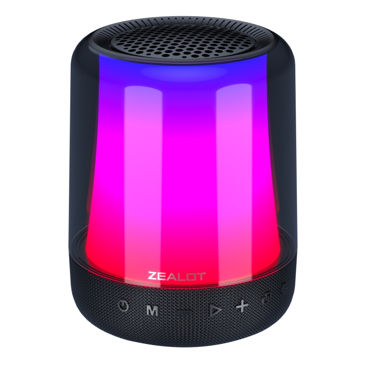 Zealot S66 Portable RGB Light Wireless Bluetooth Speaker Outdoor Subwoofer