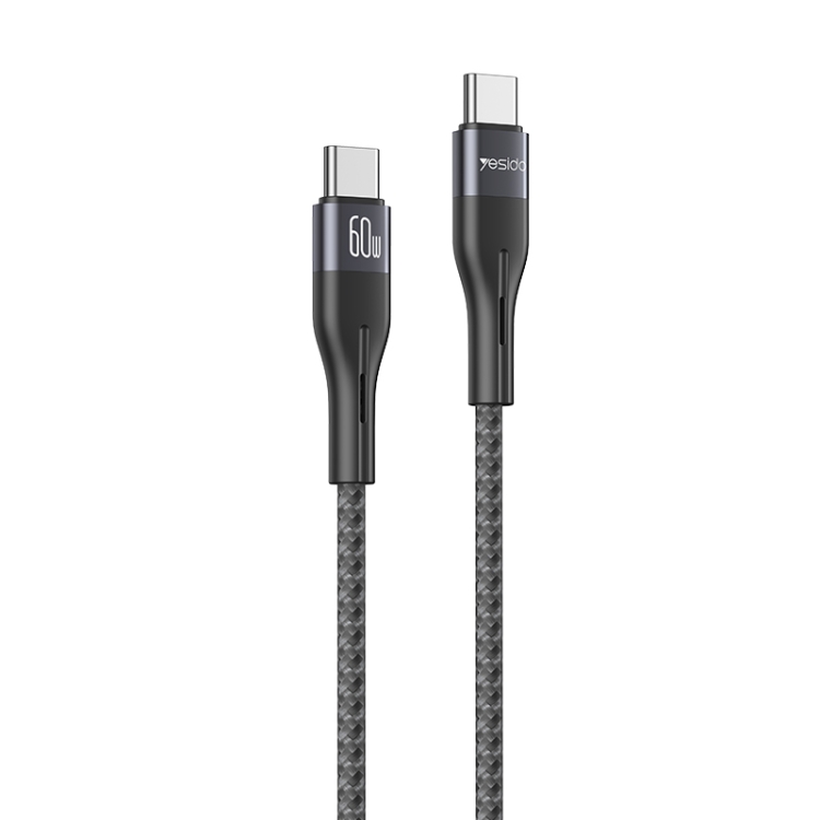 Yesido CA156 PD 60W USB-C / Type-C to USB-C / Type-C Charging Data Cable, Length: 1m