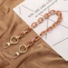 L204 Acrylic Handmade Chain Phone Lanyard with Gasket