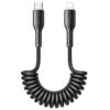 JOYROOM SA38-CL3 30W USB-C / Type-C to 8 Pin Coiled Fast Charging Data Cable