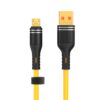 USB to Micro USB Liquid Silicone Charging Data Cable, Length: 1.2m