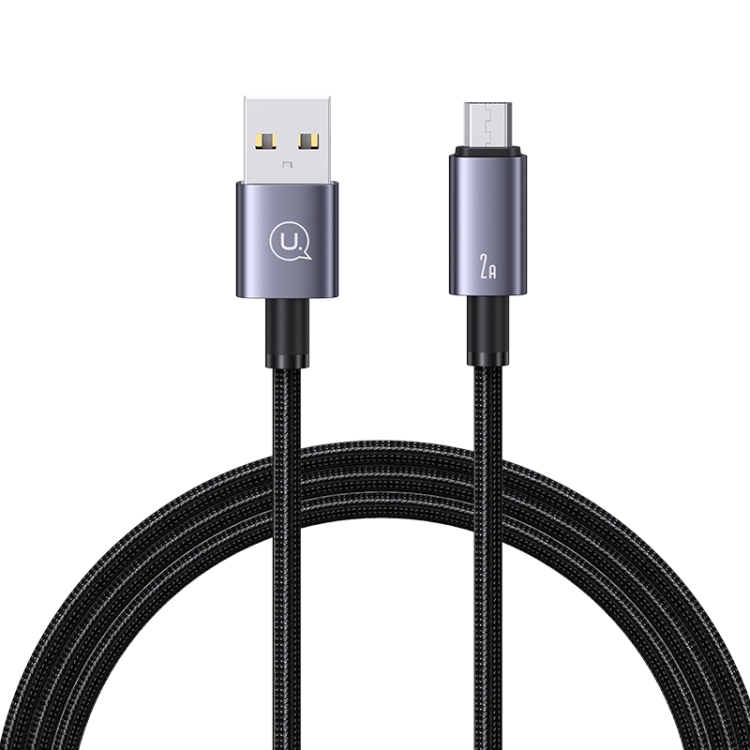 USAMS US-SJ668 USB To Micro USB 2A Fast Charge Data Cable, Length: 1.2m