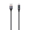 TOTU CB-7-L 15W USB to 8 Pin Digital Display Fast Charging Silicone Cable, Length: 1m
