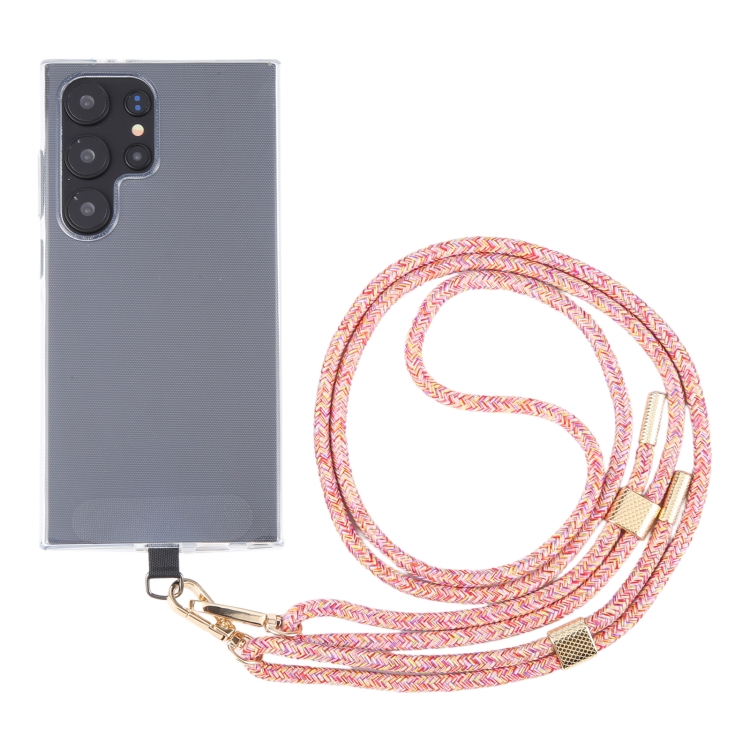6mm Dual Buckle Adjustable Mobile Phone Anti-lost Long Lanyard