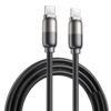 REMAX RC-C037 Capsule 1.2m 30W Type-C to Type-C PVC Fast Charging Cable