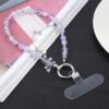 Mobile Phone Anti-lost Dazzling Color Star Short Bead Chain