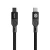NILLKIN 100W USB-C/Type-C to USB-C/Type-C Small Magnetic Coil Fast Charging Data Cable, Length: 1m