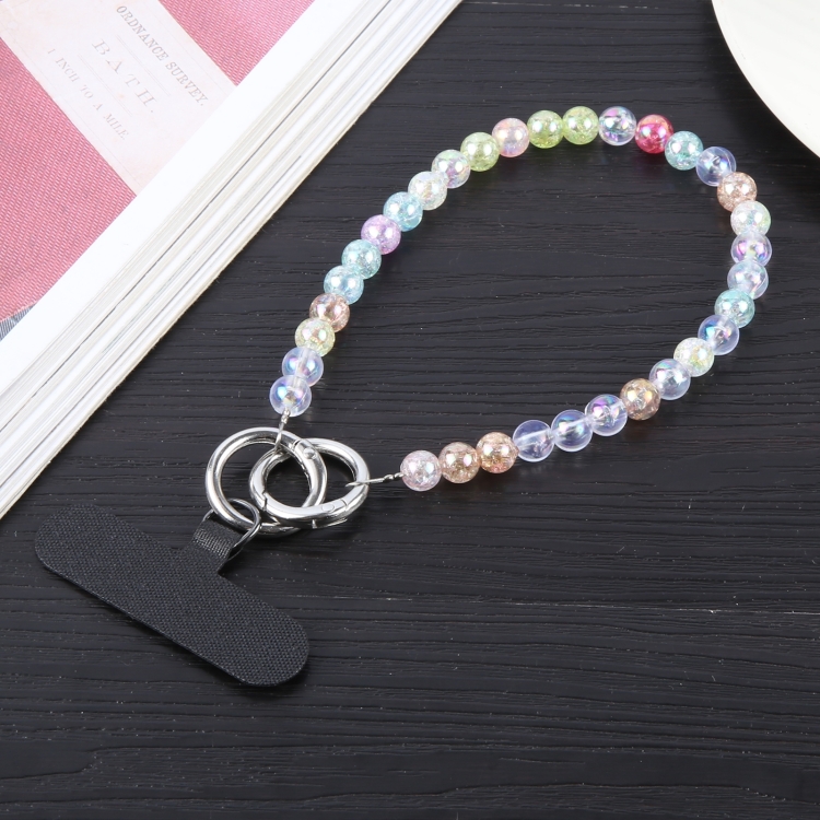 Simple Colorful Beads Chain Anti-lost Short Lanyard