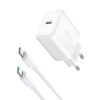 JOYROOM JR-TCF24 30W USB-C / Type-C Fast Charger with Cable Set