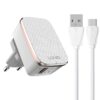LDNIO A1204Q QC3.0 18W USB Fast Charger with 1m USB to USB-C / Type-C Cable