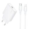 BOROFONE BN23 PD 20W Type-C Charger with 1m Type-C to 8 Pin Cable Set