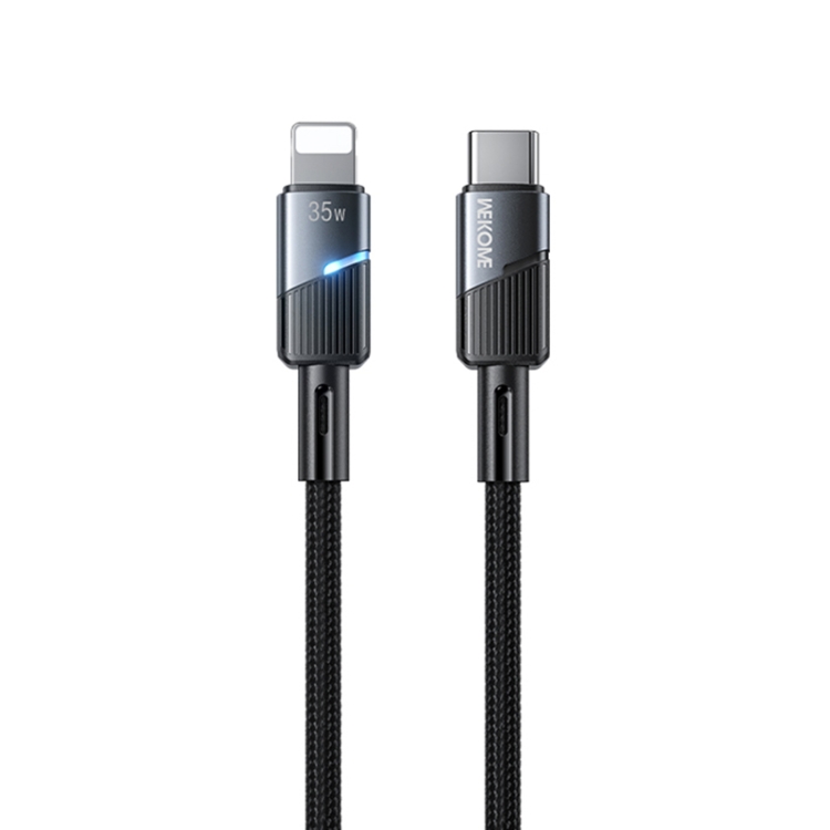 WK WDC-37 Intelligent Power-off 1m PD35W Type-C to 8 Pin Fast Charging Data Cable