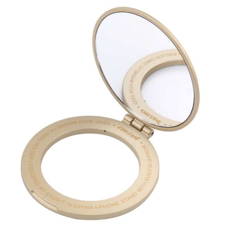 CPS-053 Magnetic Folding Phone Ring Holder with Mirror