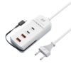 5 in 1 2 x PD 66W, 2 x USB Fast Charger Smart Power Socket