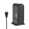 YMX-968 268W 5Type-C, 3USB 8-Ports Desktop Fast Charger