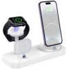B25 8 Pin 4-in-1 Charging Stand Phone Holder for Apple Watch / AirPods