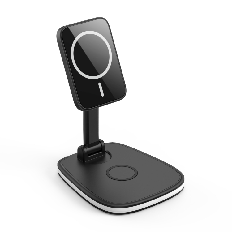 LXF-171 15W Multifunctional Desktop Folding Stand Magsafe Wireless Charger
