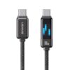 USAMS SJ744 100W USB-C / Type-C to USB-C / Type-C Zinc Alloy Fast Data Cable, Length: 1.2m