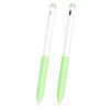 2pcs/Set Transparent Jelly Series Stylus Pen Silicone Protective Cover