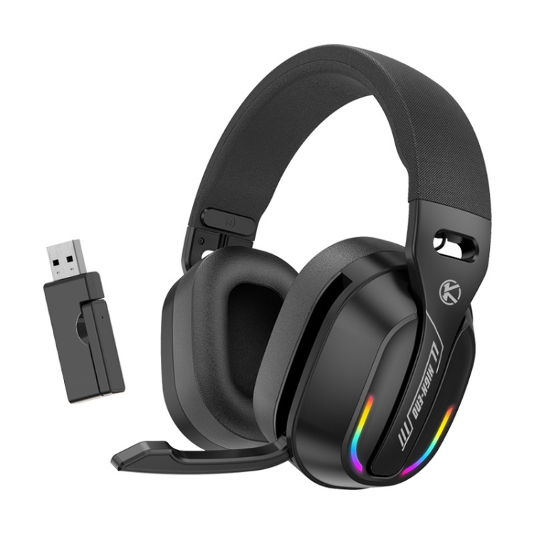 Bluetooth 5.4 Head-mounted RGB Wireless Bluetooth Gaming Headset With Transmitter