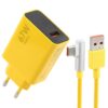 67W USB Fast Charger with 1m USB to Elbow Type-C Cable