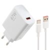 67W USB Fast Charger with 1m USB to Type-C Cable