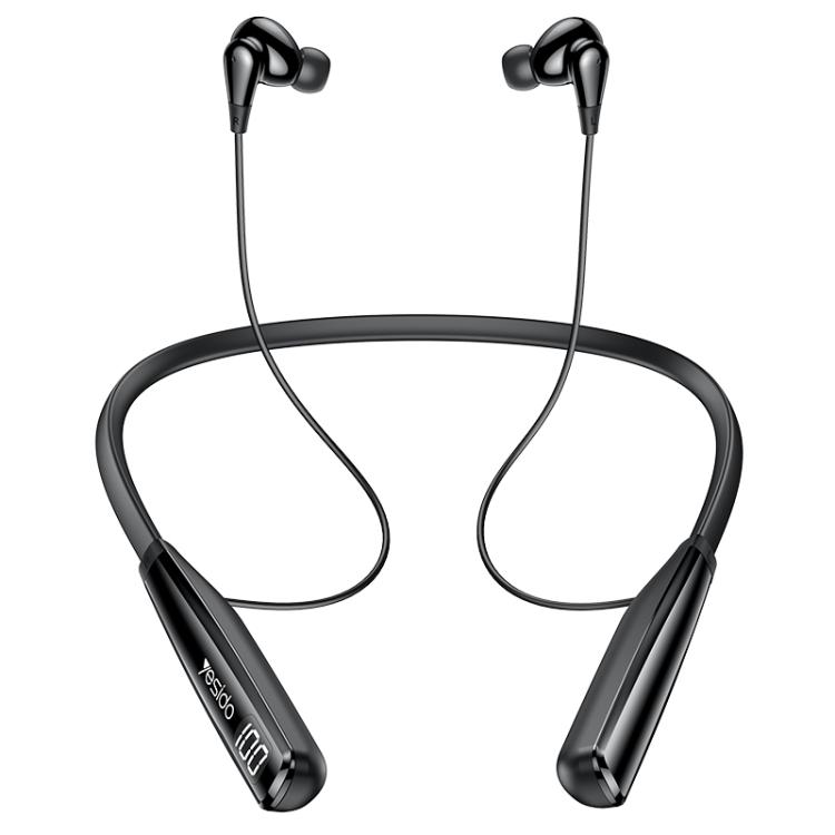 Yesido YSP22 Digital Display Magnetic Neckband Bluetooth Earphone